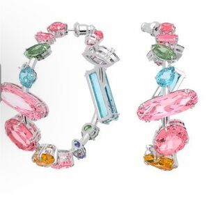 ✨ SWAROVSKI Multi Gema Hoop Earrings | NWT ✨